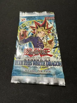 Sealed Vintage Yugioh Legend of Blue Eyes booster pack For Europe English Ed - Image 3