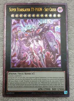 Yugioh Super Starslayer TY-PHON Sky Crisis Ultimate Rare - Image 2