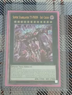 Yugioh Super Starslayer TY-PHON Sky Crisis Ultimate Rare - Image 3