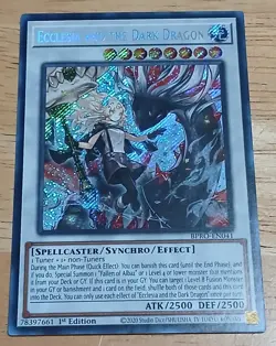 Yugioh Ecclesia And The Dark Dragon Secret Rare - Image 1