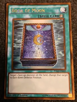 YUGIOH BOOK OF MOON PGL2-EN049 1ST GOLD(NM) - Image 1