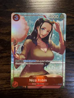 • Nico Robin • ST21-010 Alt Art Holo Starter Deck EX Gear 5 One Piece TCG NM - Image 1