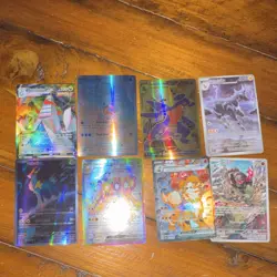 Pokemon TCG 8-Card Lot Holo Foil Duraludon VMAX Squirtle Garchomp V Zekrom - Image 1