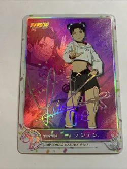 TenTen Naruto Shinobi Sisters SP Sign Sexy ACG Waifu Card Girl Holo Anime Foil - Image 1