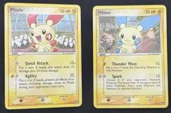 Plusle 13/17 MP & Minun 12/17 HP Pop Series 1 Pokemon TCG Card - Image 1
