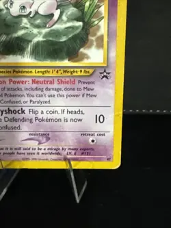 Pokemon Mew 47/53 Wotc Promo Regular 40 HP Basic English Card - HP/Damaged - Image 4