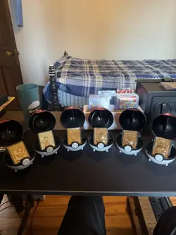 Pokemon Gold Plated Trading Cards Burger King 1999 Promo Complete 23K Set - Image 1