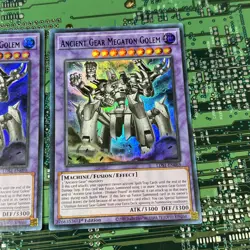 Ancient Gear Megaton Golem LDS1-EN088 Ultra Rare 1st Edition Yugioh Card 2 - Image 3
