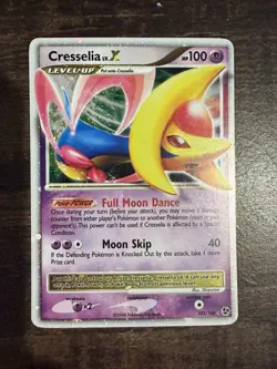 Pokemon TCG Cresselia LV.X Holo Ultra Rare Card 103/106 - Image 1