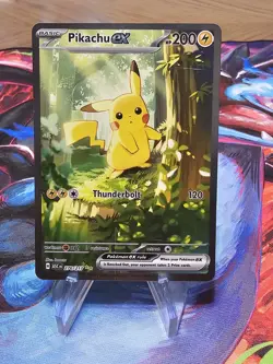 Pokemon Pikachu EX 276/217 ASC Error Card - Image 1