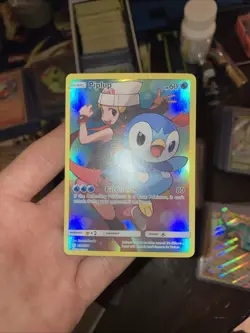 Pokemon TCG Piplup Holo Secret Rare Card Sun & Moon Cosmic Eclipse 239/236 - Image 5