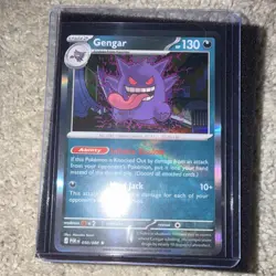 Pokemon Gengar Stage 2 Holo Card POR 050/088 HP130 Ghost English - Image 1
