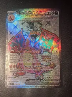 Pokemon Charizard ex 12/108 Evolutions Ultra Rare EX Full Art Holo Card - Image 1