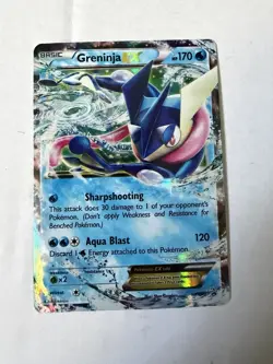 Greninja EX XY20 Holo Pokemon Black Stars Promo Card - Image 1