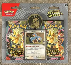Pokemon Ascended Heroes Blister 2-pack Komala Promo Card Larry New!! - Image 1