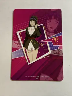 Hinata Hyuuga Naruto Shinobi Sisters SP Sign Sexy ACG Waifu Card Girl Holo Anime - Image 2