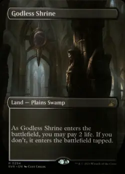 Godless Shrine 294 Borderless Non Foil RVR MTG - Image 1