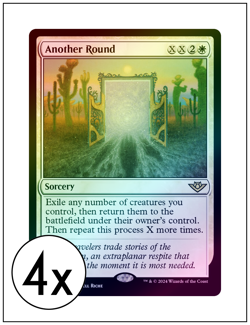 4x Another Round, Foil, Magic the Gathering MTG NM - Image 1
