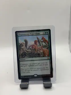 MTG, Preposterous Proportions $3 ORDER MIN 109 NM Foundations Regular - Image 1