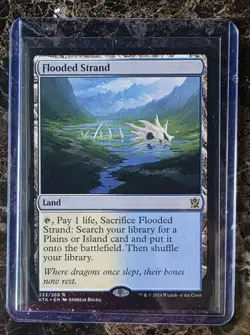 Flooded Strand – Khans of Tarkir Fetch Land MTG KTK Non-Foil NM | Commander - Image 1