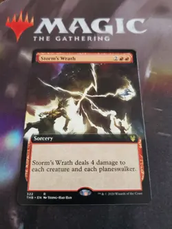 Mtg. Storm's Wrath. Extended Art. Theros: Beyond Death. Nm - Image 1