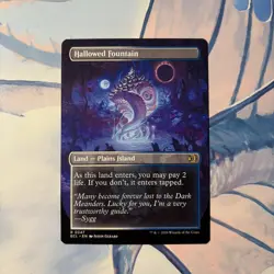 HALLOWED FOUNTAIN - Borderless - Lorwyn Eclipsed - MTG Rare #347 - Image 2