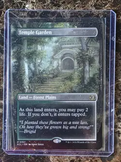 Temple Garden - Borderless R MTG Lorwyn Eclipsed M/NM, English Non-Foil #0351 - Image 1