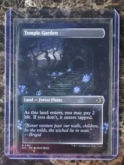 Temple Garden - Borderless R MTG Lorwyn Eclipsed M/NM, English Non-Foil #0351 - Image 2