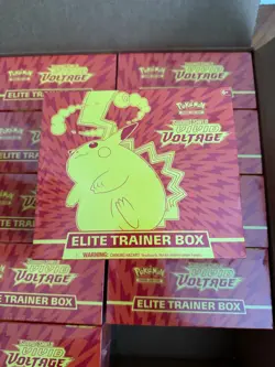 Pokemon Vivid Voltage Opened Case 10 Elite Trainer Boxes ETB 820650807688 - Image 1
