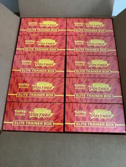 Pokemon Vivid Voltage Opened Case 10 Elite Trainer Boxes ETB 820650807688 - Image 2