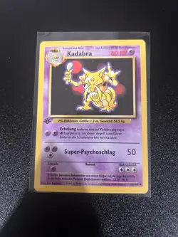 Pokemon TCG Kadabra Base Set German 32/102 1st Edition Unlimited Uncommon Nm - Image 1