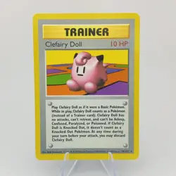 Clefairy Doll 70/102 ~ Shadowless ~ Pokemon TCG Base Set Vintage LP - Image 1