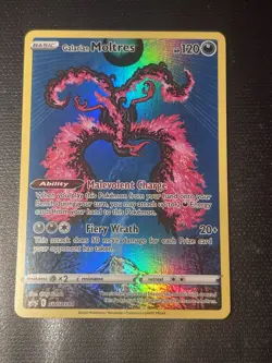 Pokemon Galarian Moltres SWSH284 Sword & Shield Promo Holo Basic HP 120 - Image 1