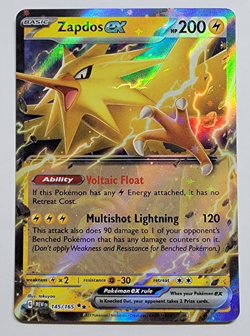 Zapdos ex - 145/165 - SV: Scarlet & Violet 151 (MEW) Pokemon Near Mint - Image 1
