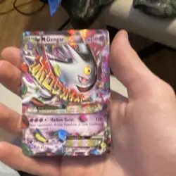Pokemon TCG M Gengar EX Mega 210 HP Full Art Holo Ultra Rare English - Image 1