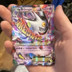 Pokemon TCG M Gengar EX Mega 210 HP Full Art Holo Ultra Rare English - Image 3