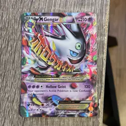 Pokemon TCG M Gengar EX Mega 210 HP Full Art Holo Ultra Rare English - Image 4