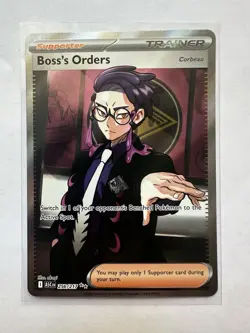 Boss's Orders [Corbeau] 256/217 Ultra Rare ME: Ascended Heroes Pokemon Holo NM - Image 1