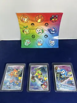 Pokemon TCG First Partner Illustration Collection Series 1 Gen 4 Sinnoh Starters - Image 1