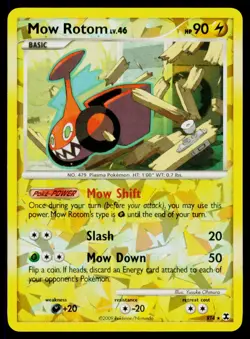 Mow Rotom - Reverse Holo RT4 Ultra Rare Pokemon Rising Rivals NM - Image 1