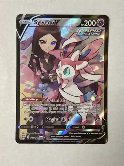 Pokemon Sylveon V Ultra Rare Holo Trainer Gallery Swsh09 TG14/TG30 200 HP - Image 1