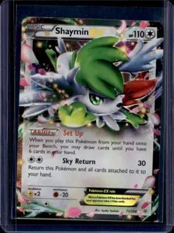 2015 Pokemon XY Roaring Skies Shaymin Holo #77/108 - Image 1