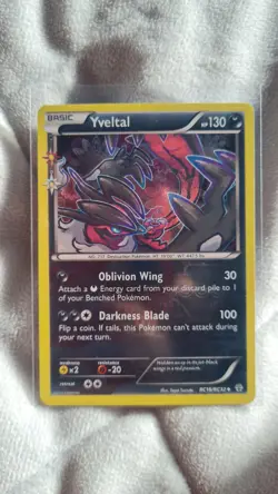 Yveltal RC16/RC32 Radiant Collection Pokemon NM Condition - Image 1