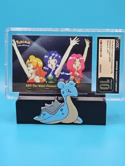 CGC PRISTINE 10 EP7 The Water Flowers of Cerulean City - Topps - Pokemon - POP 2 - Image 2