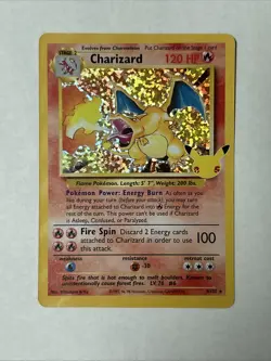 Pokemon TCG Celebrations 4/102 Charizard Holo Rare - Image 1
