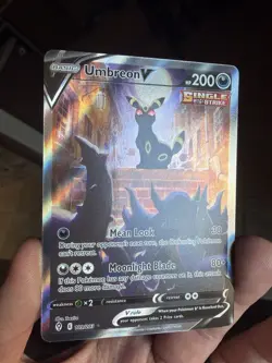 Pokemon Umbreon V Evolving Skies 189/203 Alt Art TCG GRADABLE **CLEAN** - Image 3