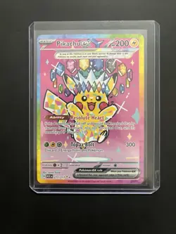 Pokemon Pikachu ex 277/217 SIR Special Illustration Rare Ascended Heroes - Image 1