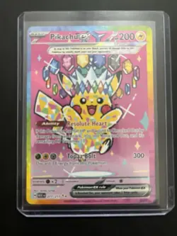 Pokemon Pikachu ex 277/217 SIR Special Illustration Rare Ascended Heroes - Image 2