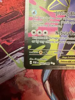 Mega Starmie EX 102/088 Full Art Ultra Rare Pokemon TCG: Perfect Order - NM - Image 4