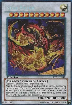 Yugioh! LP Star Eater - JOTL-EN047 - Secret Rare - 1st Edition Lightly Played, E - Image 1